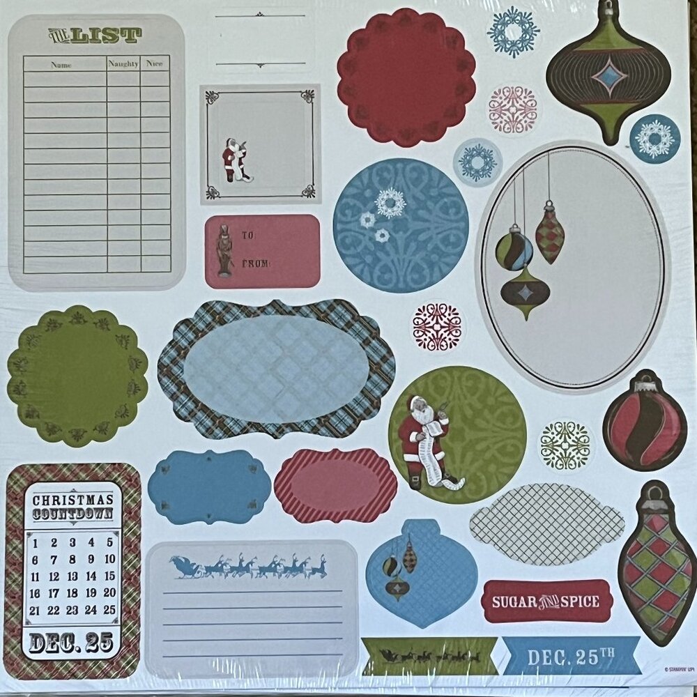 3 Pack Stampin' Up! Quick Accents - Letters to Santa